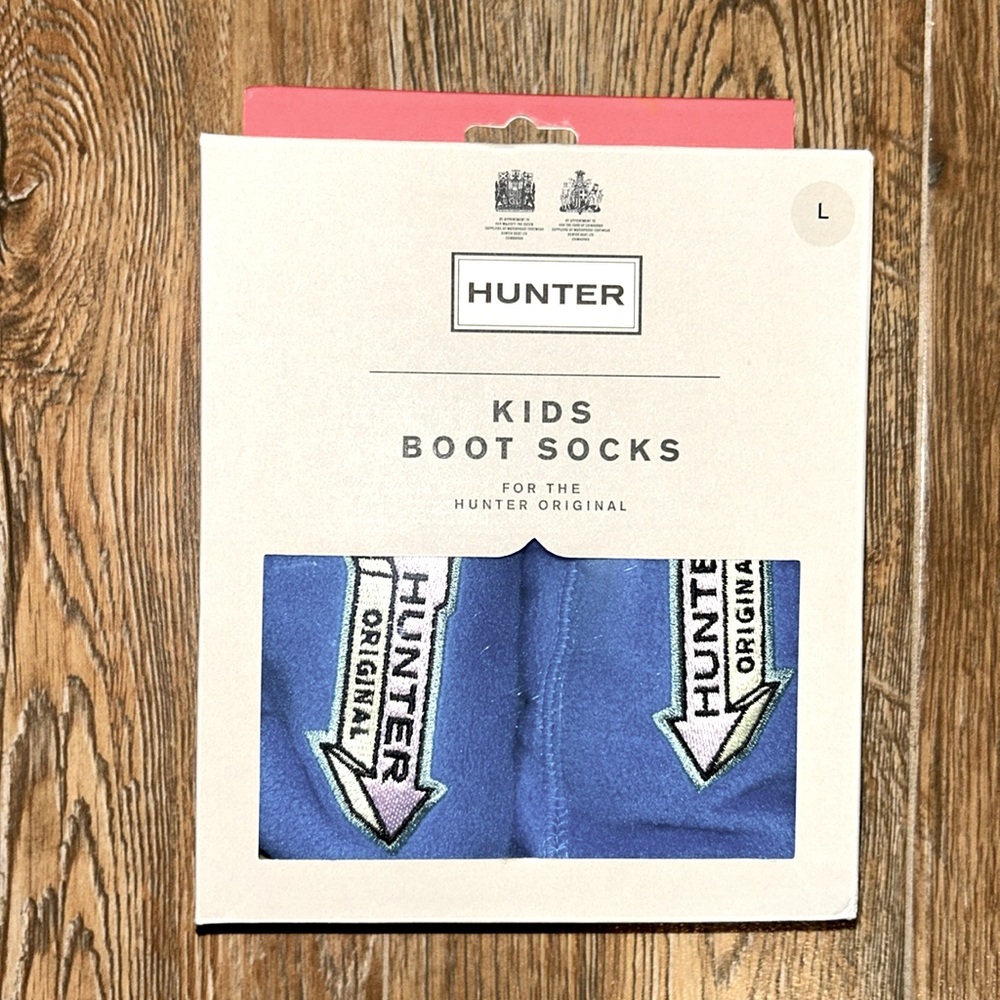 Hunter Kids Boot Socks-L